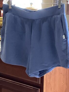 Athletic Works Navy Blue Athletic Pull-On Shorts